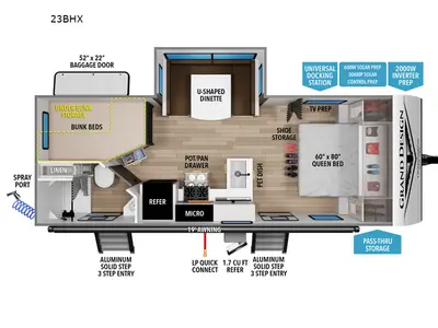 New 2027 Grand Design Transcend Xplor 23BHX