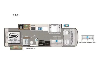 Used 2022 Thor Motor Coach Palazzo 33.6