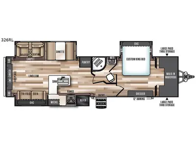 Used 2017 Forest River RV Salem Hemisphere Lite 326RL