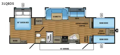 Used 2017 Jayco Jay Flight 31QBDS