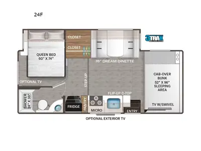 Used 2023 Thor Motor Coach Four Winds 24F