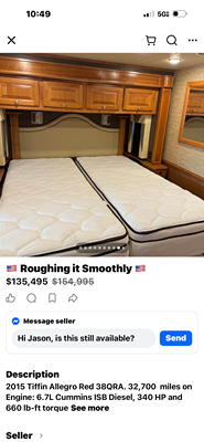 2015 TIFFIN MOTORHOMES ALLEGRO RED photo 8