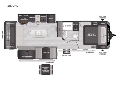 Used 2023 Keystone RV Passport GT 2870RL