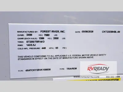 2027 Forest River RV Cherokee Grey Wolf Black Label photo 37