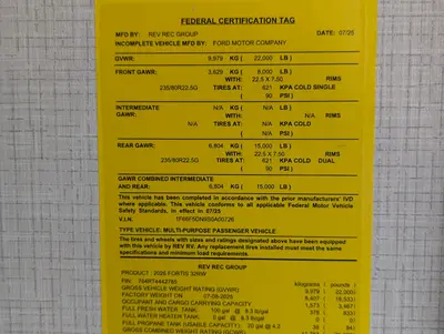 2026 Fleetwood Fortis 32RW photo 9