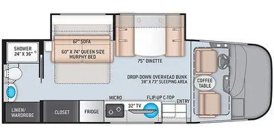 2023 Thor Motor Coach Axis 24.4 photo 2