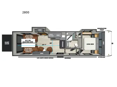 New 2026 Forest River RV Shockwave 2800