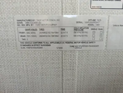 2026 Thor Motor Coach Windsport 36H photo 36