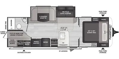 2024 Keystone Passport SL Series West 268BHWE photo 2