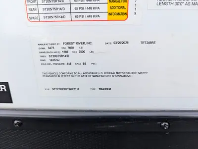 2026 Prime Time Tracer 248RE photo 9
