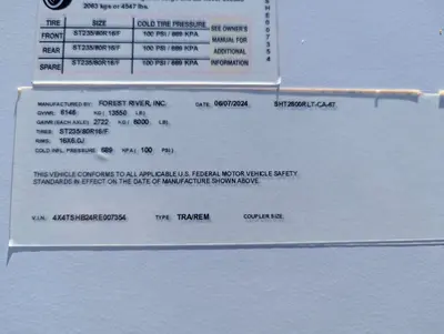 2024 Forest River Shockwave 2600RLT photo 12