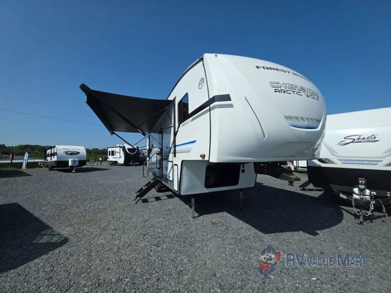 2025 Forest River RV Cherokee Arctic Wolf exterior