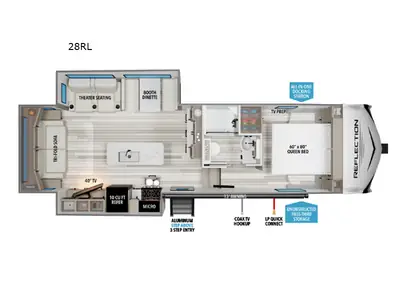 New 2026 Grand Design Reflection 100 Series 28RL