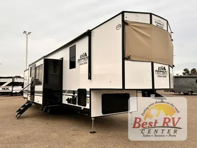 New 2026 Forest River RV Cedar Creek Cottage Fifth Wheels 413FWC