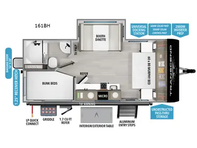 New 2026 Grand Design Transcend One 161BH