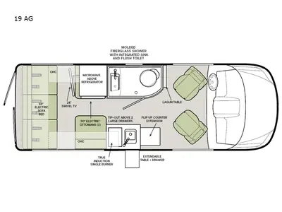 New 2026 Tiffin Motorhomes GT1 19 AG