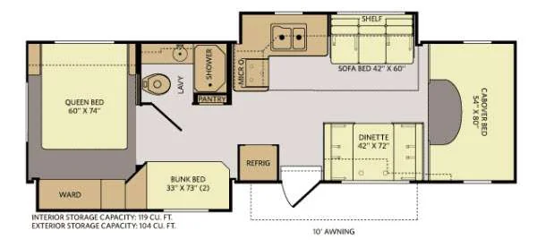 2013 Fleetwood RV Jamboree Sport exterior