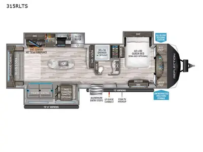 Used 2022 Grand Design Reflection 315RLTS