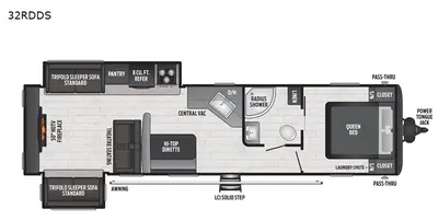 Used 2020 Keystone RV Hideout 32RDDS