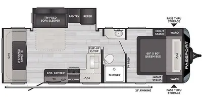 2022 Keystone Passport SL Series West 252RDWE photo 2