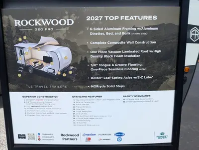 2027 Forest River Rockwood Geo Pro G17LE photo 17