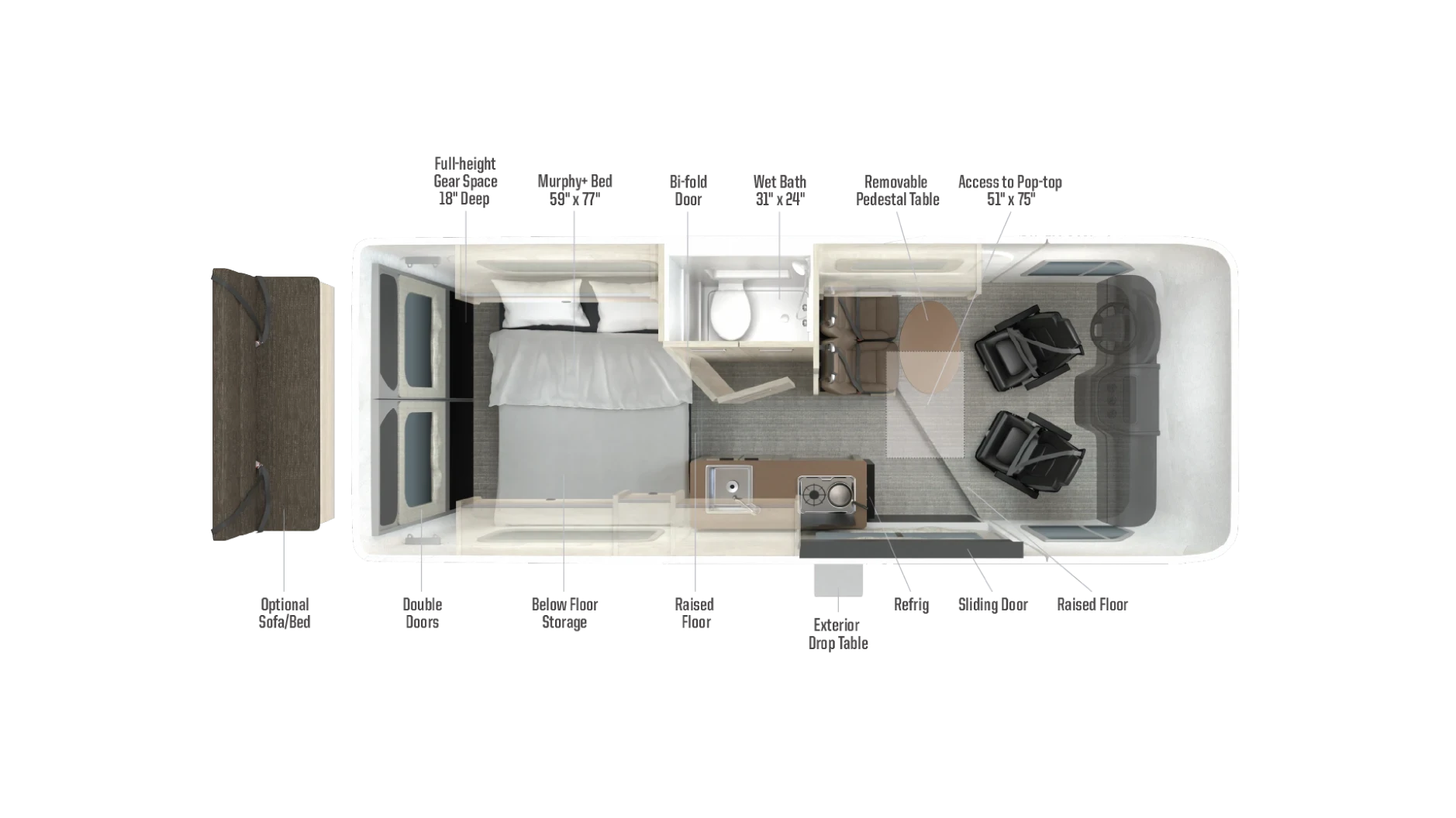 2027 Winnebago Solis 59PX exterior
