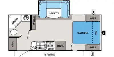 2014 Jayco White Hawk Ultra-Lite 21FBS photo 2