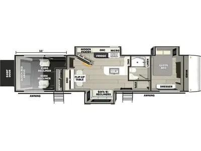 New 2026 Forest River RV Rogue 341GS11