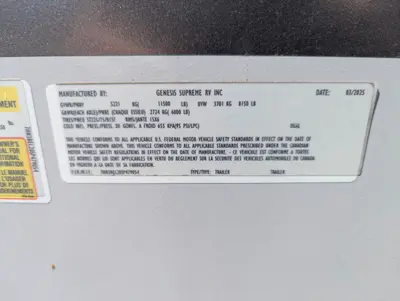2025 Genesis Supreme RV Vortex photo 6