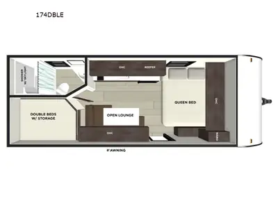 New 2026 Forest River RV Wildwood FSX 174DBLE