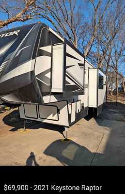 Used 2021 Keystone Raptor 413