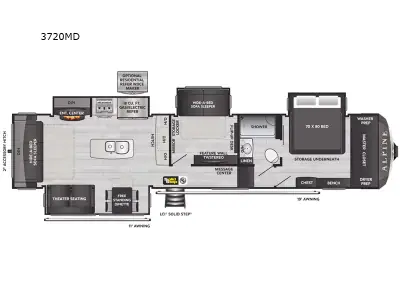2023 Keystone Alpine 3720MD photo 2