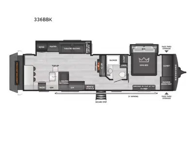 2026 Keystone Bullet Premium 336BBK photo 2