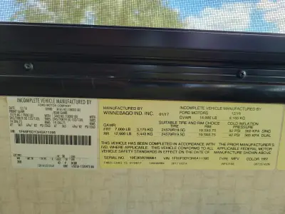 2017 Winnebago Vista 31BE photo 34