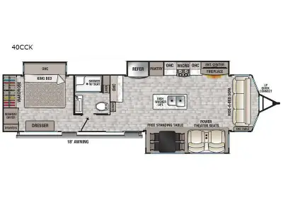 2022 Forest River Cedar Creek Cottage 40CCK