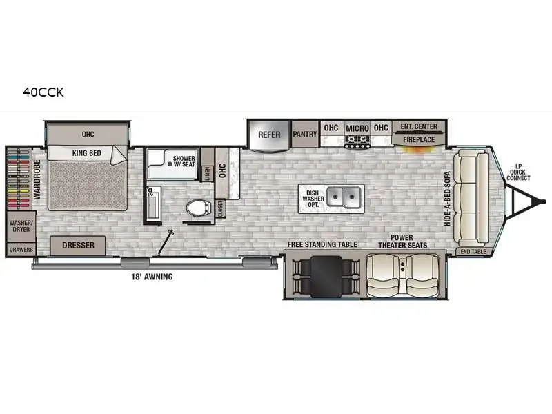 2022 Forest River Cedar Creek Cottage 40CCK exterior