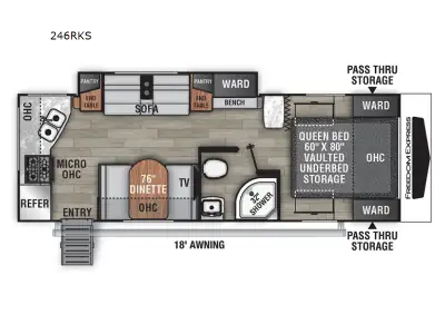 2022 Coachmen Freedom Express Ultra Lite 246RKS photo 2