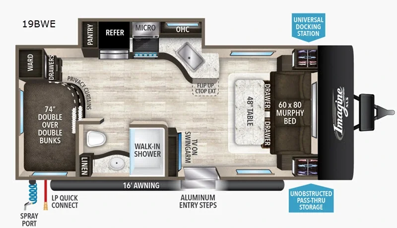 2019 Grand Design Imagine 19BWE exterior