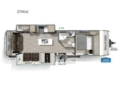 2026 Forest River CHEROKEE WOLF DEN 273XLK photo 2