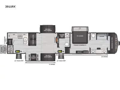 2022 Keystone Alpine 3910RK photo 2