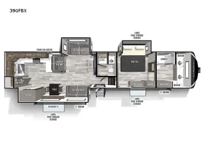 2022 Forest River Cardinal Luxury 390FBX photo 2