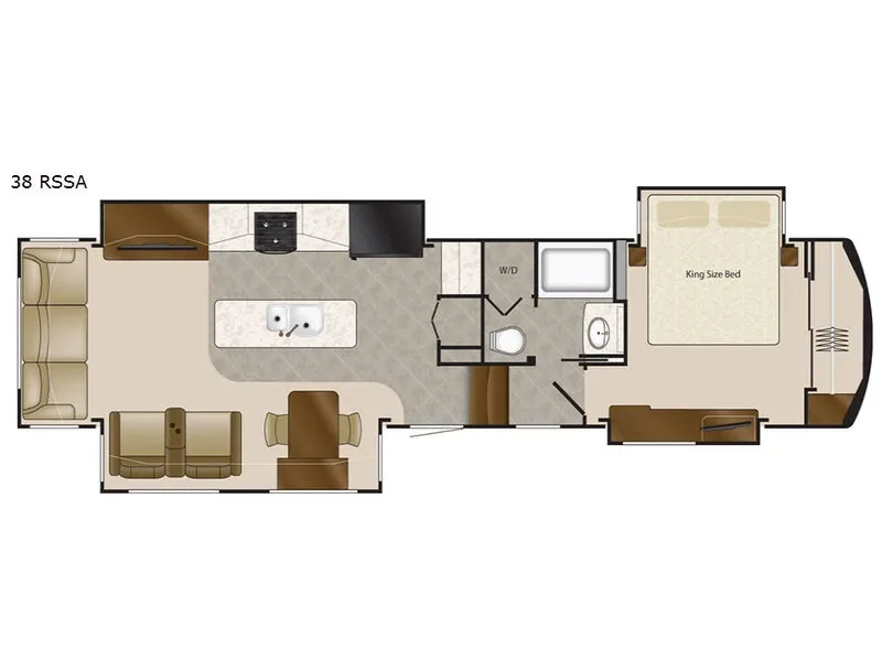 2017 Drv Mobile Suites 38 RSSA exterior