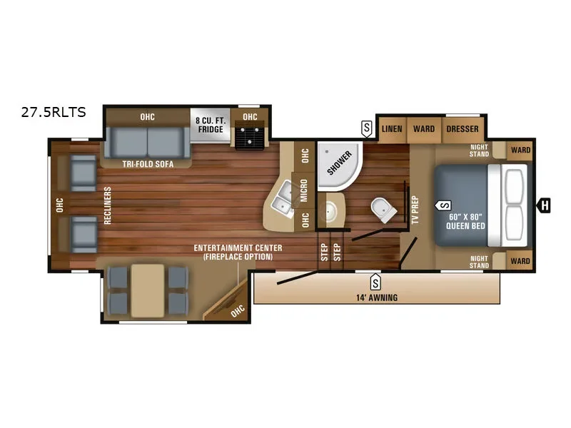 2018 Jayco Eagle HT 27.5RLTS exterior