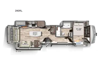 2022 Palomino River Ranch 390RL