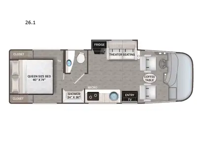 New 2026 Thor Motor Coach Vegas 26.1