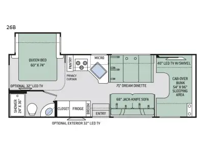2019 Thor Motor Coach Four Winds 26B photo 17