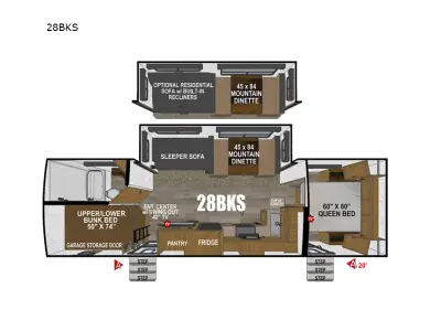 2027 Outdoors Timber Ridge Titanium Series 28BKS photo 29