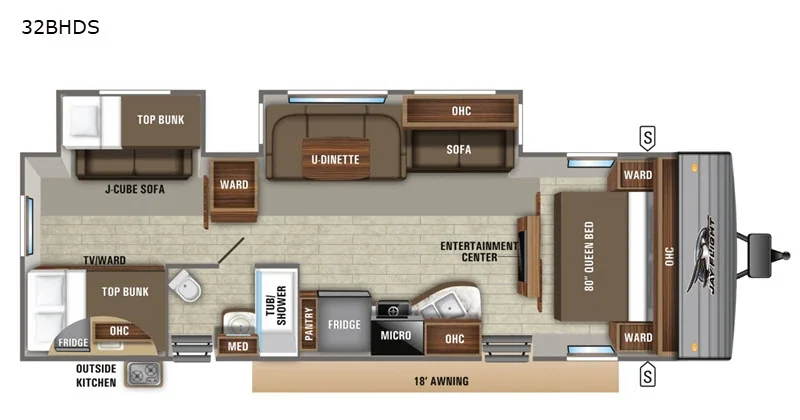 2020 Jayco Jay Flight 32BHDS exterior