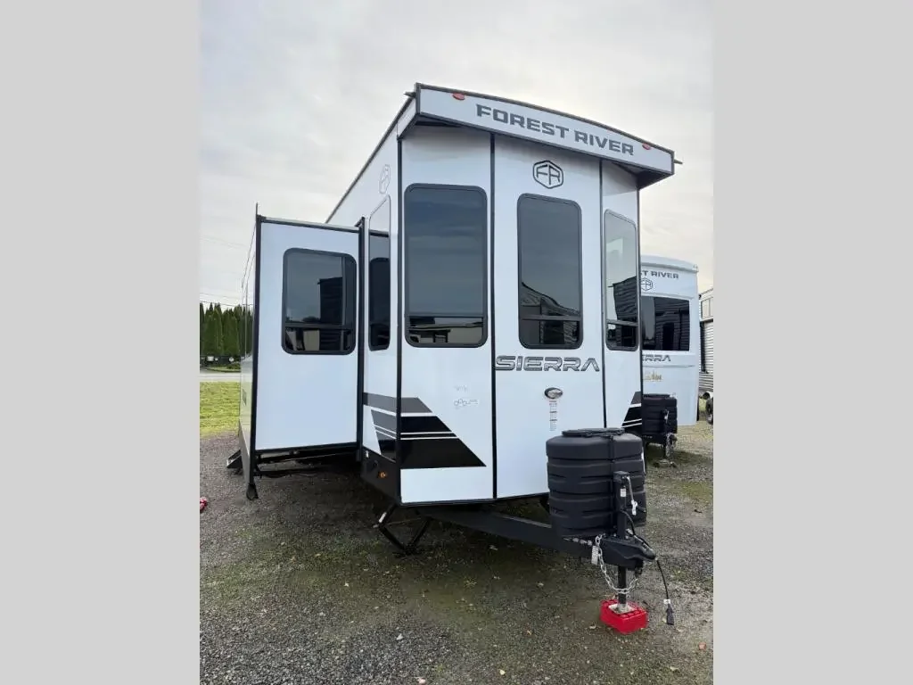 2025 Forest River Sierra Destination Trailers 399LOFT exterior