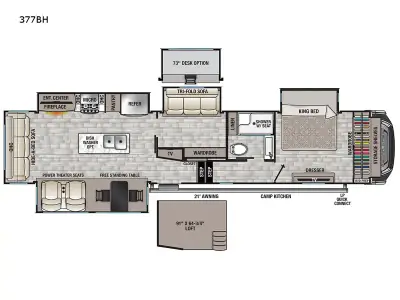2022 Forest River Cedar Creek 377BH photo 2